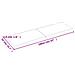 Piano Tavolo Marrone Chiaro 160x50x (2-4) cm Rovere Non Trattato - Foto miniatura 3