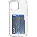 Cover Ibrida Per Iphone 14 Pro Max Con Porta Carte Integrato, Trasparente - Foto miniatura 1
