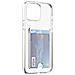 Cover Ibrida Per Iphone 14 Pro Max Con Porta Carte Integrato, Trasparente - Foto miniatura 2