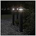 Lampada Da Terra Per Esterni Con Presa Nera 80 Cm Alluminio - Foto miniatura 1