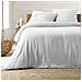 Biancheria Da Letto In Garza Di Cotone Bianco 240 X 220 Cm - Foto miniatura 1
