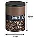 Barattolo Contenitore Ermetico Scatola Alimenti Cucina Con Coperchio Print Barattolo Caffè - Foto miniatura 3
