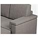 Divano Marrak 2 Posti (due Sedute Da 60cm) + Pouf Misure Esterne L. 148 P. 155 Colore Grigio - Foto miniatura 2