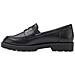 Black Casual Closed Loafers Mocassino Sintetico E Tessile Scarpe Donna Nero Eu 36, 1-24312-41 020 - Foto miniatura 3