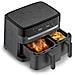 Dual Easy Fry EZ901H20 friggitrice Doppia 8,3 L Indipendente 2700 W Friggitrice ad aria calda Antracite, Grigio - Foto miniatura 1
