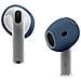 Cuscinetti Auricolari In Silicone Per Apple Airpods 4 - Set Da 2 Paia: Comfort E Protezione Blue - Foto miniatura 1
