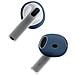 Cuscinetti Auricolari In Silicone Per Apple Airpods 4 - Set Da 2 Paia: Comfort E Protezione Blue - Foto miniatura 2
