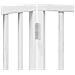 Cancello Cani Porta Pieghevole Bianco 9 Pannelli 450 cm Pioppo - Foto miniatura 9