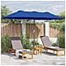 Ombrello da giardino Blu 370 x 197 x 239 cm - Foto miniatura 4