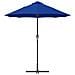 Ombrello da giardino Blu 370 x 197 x 239 cm - Foto miniatura 6