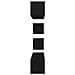 Set mobile TV 6 pcs Rovere Nero 80 x 30 x 30.5 cm Small - Foto miniatura 9