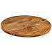 Piano per Tavolo Ø 50x3,8 cm Rotondo in Legno Massello di Mango - Foto miniatura 2
