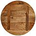 Piano per Tavolo Ø 50x3,8 cm Rotondo in Legno Massello di Mango - Foto miniatura 5