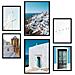 Set Di 6 Stampe Grecia Immagini Stampe Artistiche Da Parete Decorazione Poster Design D'interni Nella Galleria D'arte A3 & A4 Senza Cornice - Foto miniatura 1