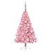 Albero di Natale artificiale con luci integrate Rosa 120 cm PVC - Foto miniatura 3