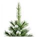 Albero di Natale artificiale a cerniera con neve fioccata - Foto miniatura 7
