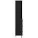 Credenza Rovere Nero 69,5 x 34 x 180 cm Legno multistrato - Foto miniatura 9