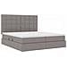 Letto con luci a strisce a LED Talpa 200 x 200 cm Tessuto - Foto miniatura 7