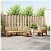 Set di divani da esterno con cuscino 7 pcs Naturale e Beige - Foto miniatura 2