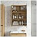 Mobiletto per specchio da bagno con porta Rovere Artigianale - Foto miniatura 4