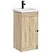 Lavabo da bagno Nero Opaco 42 x 40 x 16,5 cm Metallo - Foto miniatura 2