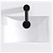 Lavabo da bagno Nero Opaco 42 x 40 x 16,5 cm Metallo - Foto miniatura 6