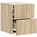 Mobiletto da notte a muro 2 pcs Rovere Sonoma 33 x 34,5 x 40 cm - Foto miniatura 4