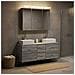 Set di mobili per il bagno 4 pcs Sonoma grigio - Foto miniatura 2
