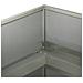 Vaso da giardino Argento 200 x 40 x 60 cm Acciaio Inox - Foto miniatura 5