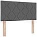 Letto box spring con materasso Grigio Scuro 100 x 200 cm - Foto miniatura 5