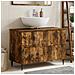 Armadio per Lavabo da Bagno ZWOLLE Rovere Fumo - Foto miniatura 2