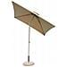 Ombrellone 2 X 3 Palo Centrale Tortora Per Esterno Giardino, Ristorante, Gelateria Bar Hotel Albergo - Foto miniatura 1