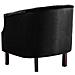 Poltrona Con Rivestimento In Velluto 65x64x65 Cm Nero - Foto miniatura 6