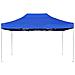 Gazebo Professionale Pieghevole Alluminio 4,5x3 m Blu - Foto miniatura 2