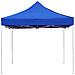 Gazebo Professionale Pieghevole Alluminio 4,5x3 m Blu - Foto miniatura 4