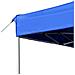 Gazebo Professionale Pieghevole Alluminio 4,5x3 m Blu - Foto miniatura 5