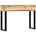 Consolle 110x30x76 Cm In Legno Massello Di Mango - Foto miniatura 5