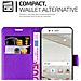 Custodia Compatibile Con Huawei P10 In Violetta Ametista - Coperchio Protettiva Con Chiusura Magnetica, Funzione Stand E Tasca Per Le Carte - Foto miniatura 6