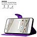 Custodia Compatibile Con Huawei P10 In Violetta Ametista - Coperchio Protettiva Con Chiusura Magnetica, Funzione Stand E Tasca Per Le Carte - Foto miniatura 4