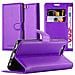 Custodia Compatibile Con Huawei P10 In Violetta Ametista - Coperchio Protettiva Con Chiusura Magnetica, Funzione Stand E Tasca Per Le Carte - Foto miniatura 7