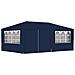 Gazebo Professionale con Pareti 4x6 m Blu 90 g /m² - Foto miniatura 1