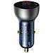 Mostra Baseus Caricatore Per Auto Particolare Digitale Qc + Pps Doppio 65w Argento (cckx-c0a)  - Foto miniatura 2