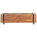 Mobile Porta TV 110x30x32,5 cm in Legno Massello di Teak - Foto miniatura 5