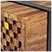 Mobile Porta TV 110x30x32,5 cm in Legno Massello di Teak - Foto miniatura 8