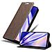 Custodia Compatibile Con Samsung Galaxy A42 In Bruno Caffè - Coperchio Protettiva Con Chiusura Magnetica, Funzione Stand E Tasca Per Le Carte - Foto miniatura 1