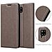 Custodia Compatibile Con Samsung Galaxy A42 In Bruno Caffè - Coperchio Protettiva Con Chiusura Magnetica, Funzione Stand E Tasca Per Le Carte - Foto miniatura 6