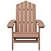 Sedia da Giardino Adirondack Marrone in HDPE - Foto miniatura 3