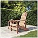 Sedia da Giardino Adirondack Marrone in HDPE - Foto miniatura 1