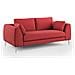 Plano Divano Lineare In Microfibra Tecnica T11 Rosso - Foto miniatura 7