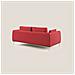 Plano Divano Lineare In Microfibra Tecnica T11 Rosso - Foto miniatura 3